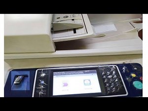 How to scanning and save in pen drive in xerox 5875/5855/5890/5735/5755/5775/5790