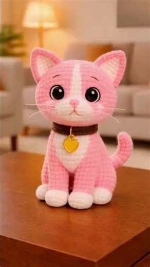 🧶💥 GATINHO AMIGURUMI | 🐱 CROCHET CAT | GATITO AMIGURUMI | GATO PATTERN #shorts