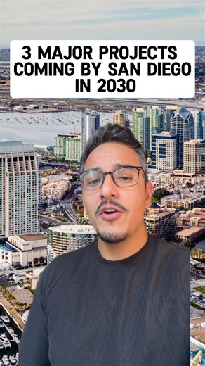 Danny Quesada | Living in San Diego | YOUR #1 Source 🎉 on Instagram: "3 Major Projects by San Diego in 2030 San Diego isn’t slowing down — it’s gearing up. Massive waterfront transformations. Next-level transit. Game-changing mixed-use developments. This isn’t just about new buildings — it’s about how San Diego will live, work, and grow over the next decade. If you’re thinking long-term real estate, lifestyle, or investment… 2030 is closer than you think. 👀 Stay ahead. Not behind. 📍 Follow @s