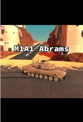 M1A1 Abrams Tank Gameplay in Trailmakers