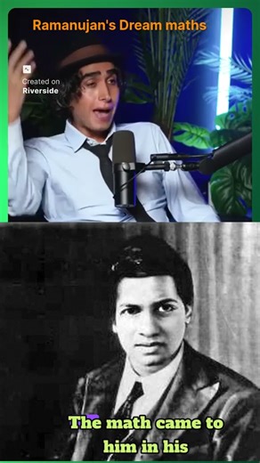 Ramanujan: dream to reality 🧑‍🎓📓✍🏻#shorts #mathematics #dreamrealization