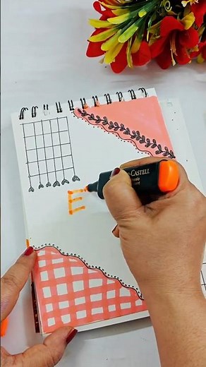 Simple Notebook Design Ideas 🌸 #Cute Journal Cover Ideas#trending #shortsfeed#shorts