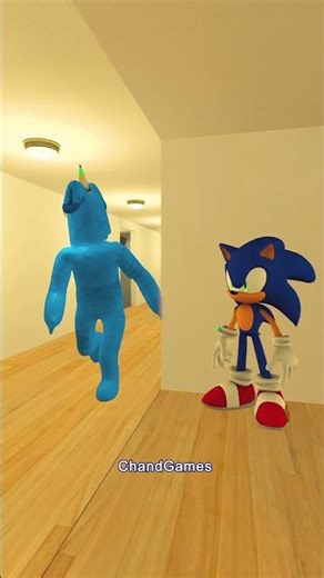 Can Sonic Escape from Garten of Banban with Safe 😰 #gmod #nextbots #sonic