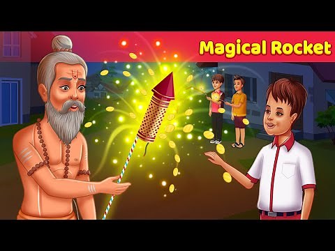 Magical Rocket | Funny Comedy Story In English | Learn English ‪@Animated_Stories‬