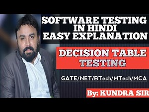 Decision Table Testing