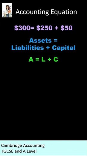 The Accounting Equation- IGCSE Accounting Revision Shot 💉