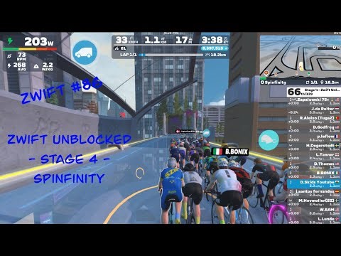 Zwift #86 Zwift Unlocked - Stage 4 Spinfinity