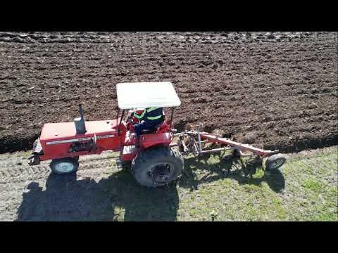 Dr Allis, Allis Chalmers 170 High Platform Narrow Front 4x14 Plowing Browns farm video 1, 2024 movie