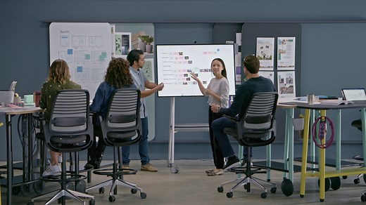 6.9K views | Presenting Microsoft Surface Hub 2S and Steelcase Roam - freeing teams to collaborate anywhere. https://bit.ly/2F9Tsdt | Steelcase | Facebook