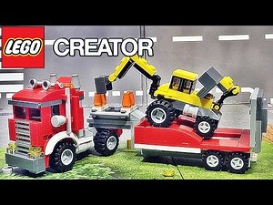 레고 크리에이터 건설용 화물 트럭 31005 자동차 3in1 조립 리뷰 Lego Creator Construction Hauler Car