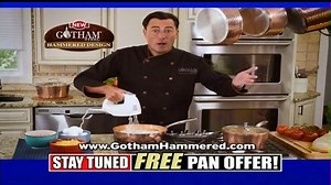 Gotham Steel Hammered Collection TV Spot, 'Reviews: Free Pan' Featuring Daniel Green