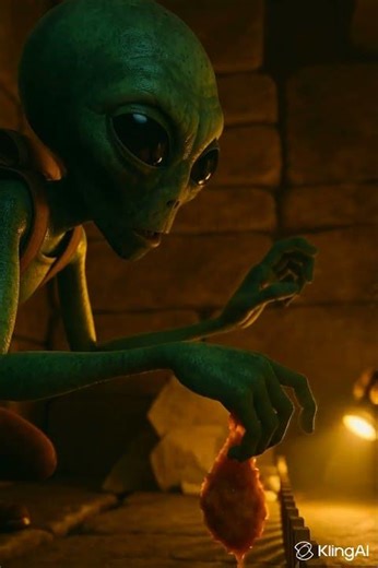 😹 Alien Encounter: They Came for the Chicken! #cat #funny #funnycat