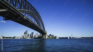 Sydney Harbour bridge hyperlapse