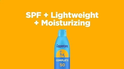 Coppertone Complete Sunscreen Lotion and Spray