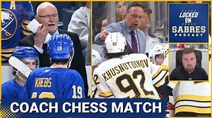 Lindy Ruff vs Marco Sturm COACHING CHESS MATCH in Sabres-Bruins series