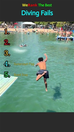 Ranking the Best Diving Fails 🤿😂
