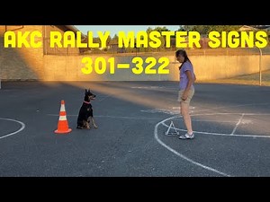 All AKC Rally Master Signs Explained and Demonstrated