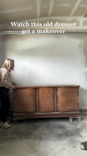 Struggling with a DIY Makeover: Old Dresser Transformation