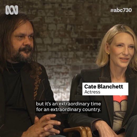 ‘It’d be a sad moment if we missed this’: Director of The New Boy Warwick Thornton and star Cate Blanchett say an Indigenous Voice is an ‘incredible’ opportunity to embrace Australia’s shared history. Watch the full interview with 7.30 on ABC TV and ABC iview tonight. | 7.30