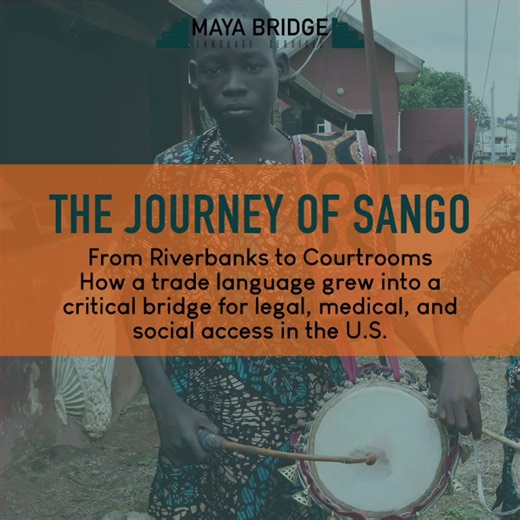 🌍 From a river trade pidgin to a courtroom lifeline. Sango began as a practical bridge between communities along the Ubangi River—but over the decades, it grew into something much more: A symbol of identity. A language of resilience. And today, a critical tool for access to justice, healthcare, and safety in the United States. As migration rises and global displacement increases, so does the need for trained Sango interpreters—yet few exist. At Maya Bridge, we’re changing that. We offer 24/7 Sa