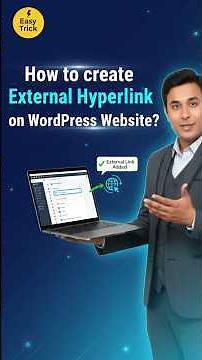 How to create External Hyperlink on Wordpress Website? - Website Me External Link Kaise Create Kare?