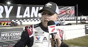 William Byron’s Victory Lane interview at New Smyrna’s World Series of Asphalt
