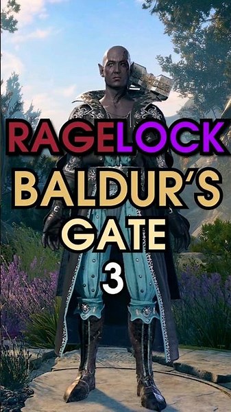 a RAGELOCK build for Baldur's Gate 3 in 1min - Barbarian/Warlock build #shorts #baldursgate3