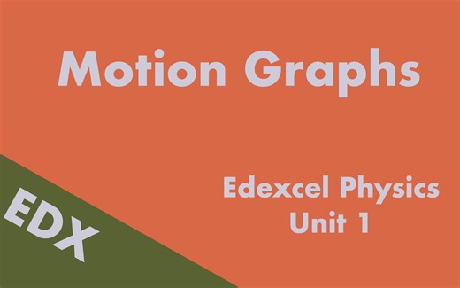 【A星物理】爱德思物理 U1 运动图像 Edexcel IAL Physics U1 Motion Graphs