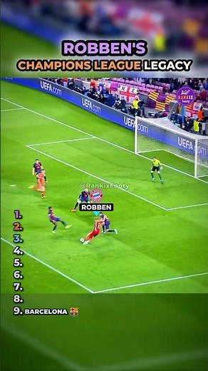 Robben’s Champions League Legacy 👑 #football