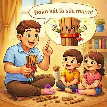 Câu Chuyện Bó Đũa 🌿 Bài Học Về Đoàn Kết Cho Bé
