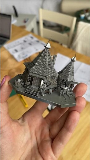 Building a Metal Earth Harry Potter Model of Hagrids Hut! 🛖