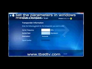 User Manual: How to Use TBS5925 USB TV Tuner to Watch Satellite TV on Windows Media Center