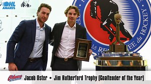 3.6K views · 73 reactions | Jacob Oster was the backbone of an Oshawa Generals team that surged in the second half, going on to win the Bobby Orr Trophy as Eastern Conference champions. He was recognized as #OHL Goaltender of the Year at the #OHLAwards  | Ontario Hockey League | Facebook