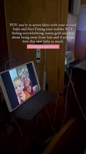 POV: You're Having Baby #2 While Facetiming Your Toddler #birth #ytshorts #pregnancy