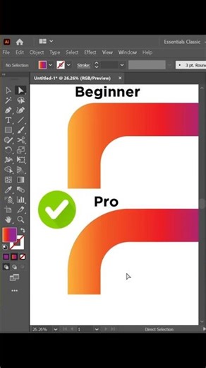 Smooth Corners Like a Pro in Illustrator 🔄