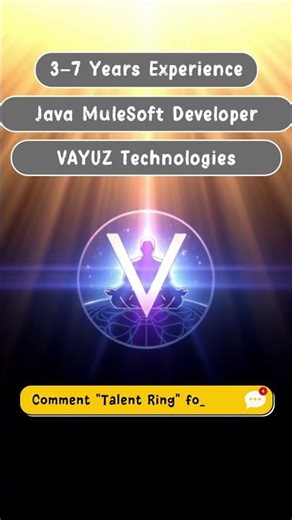 VAYUZ Hiring Java MuleSoft Developer 🔥 12 LPA Salary | Integration Developer #jobs #java #ITJobs