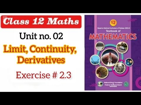 class 12 maths chapter 2 exercise 2.3 | ex 2.3 class 12 | 2.3 maths class 12 | NBF | waqaracademy2