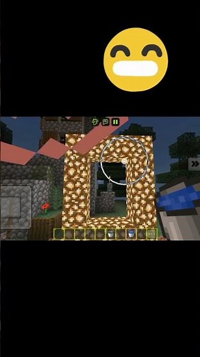 glowstone portal 🤣😅😂#minecraft #meme