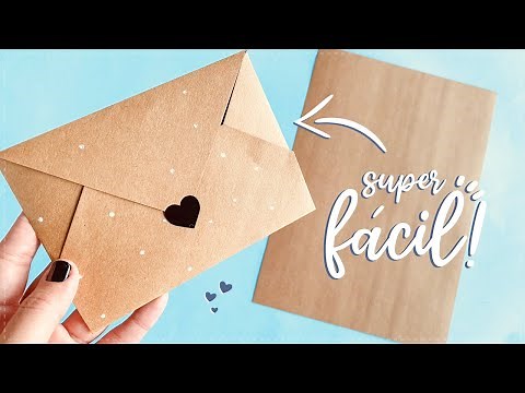 HOW TO MAKE THE EASIEST PAPER ENVELOPE IN THE WORLD! | DIY
