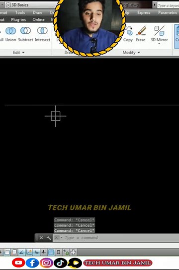 How to set zoom in and zoom out commands in AutoCAD #autocad #reels #tech #TechUmarBinJamil