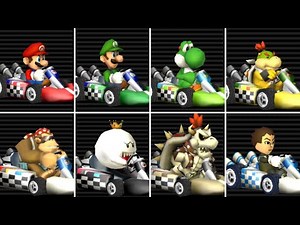 Mario Kart Wii - All Characters