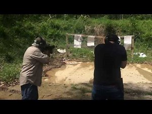Demonstration of firearm suppressors' effects on AR-15, .22, .45, 9mm and 12-gauge shotgun