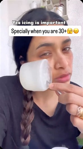 Nikkie on Instagram: "Specially when you are 30+🙊🫰🏻🙂‍↔️🧊 . . . . . . . #artist_afshaa #glamupwithafshaa #fyp #instagood #reelsinstagram #beautyhacks #explore #trendingreels #makeuphacks #explorepage✨ #viral"