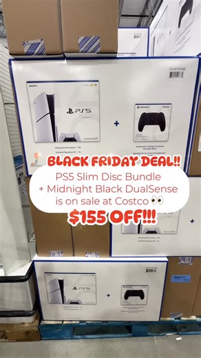 Costco Finds Canada | 🕹️ BLACK FRIDAY DEAL!! ‌ PS5 Slim Disc Bundle + Midnight Black DualSense is on sale at Costco 👀 $155 OFF!!! ‌ Near instant load times,... | Instagram