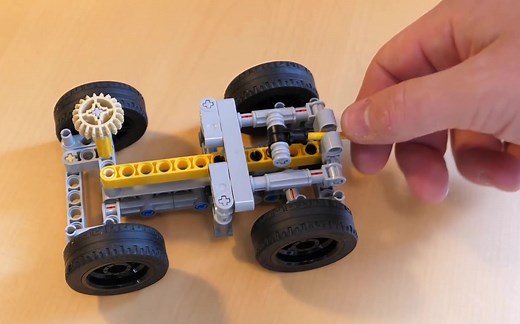 前轮转向、四轮转向、蟹行移动 是如何相互转换的？ LEGO乐高 Technic科技/机械 MOC