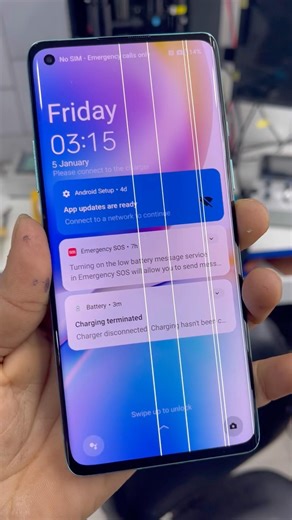 One plus 8 pro line problem solved 👍🏻🔬 #oneplus #oneplus8pro #diytech #trendingshorts #apple
