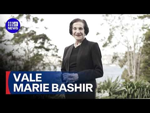 Impressive roll call farewells Dame Marie Bashir | 9 News Australia