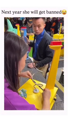 Exiasglobal | This viral video from HumansNoContext captures a woman dominating a carnival bottle-knock game with uncanny precision, effortlessly... | Instagram