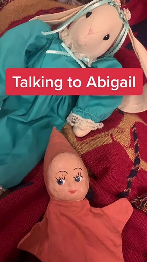 I hope shes happy #halloween #foryoupage #haunting #hauntedhouse #haunteddoll #witchcraft #witchtok #haunteditem #doll #vintagedoll #tarot #pendulum