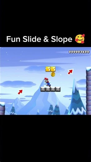 Fun Slide & Slope 🥰 #mario #nintendo #nintendoswitch